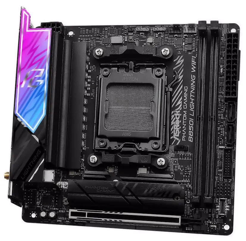 Montaje Placa Base ASRock B850I Lightning WiFi Gaming PC El Cuadrón Informático El Cuadrón - Montaje Placa Base ASRock B850I Lightning WiFi Gaming PC El Cuadrón