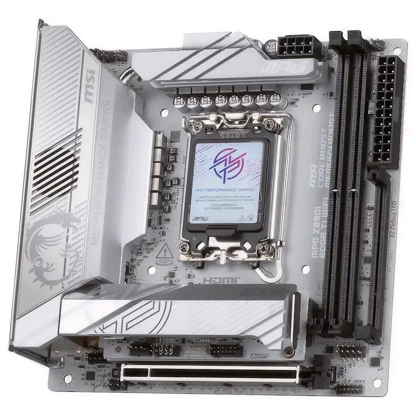 Montaje Placa Base MSI MPG Z890I EDGE TI WIFI Gaming PC El Cuadrón Montaje Placa Base MSI MPG Z890I EDGE TI WIFI Gaming PC El Cuadrón